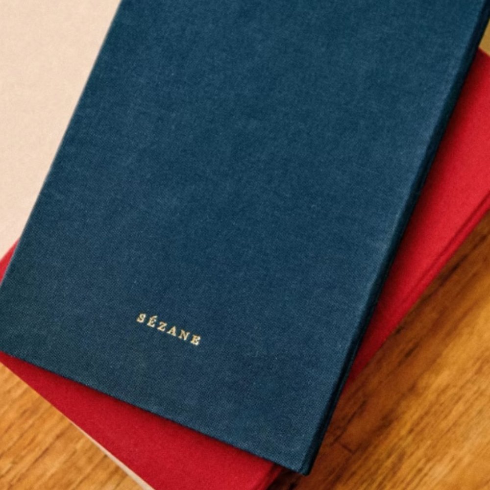 Sézane Carnet Tissu Libre Service | Navy Blue